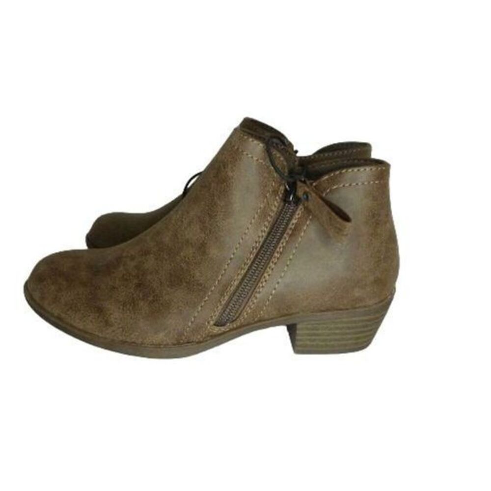 Arizona Jean Company Suede Ankle Boots Tan Size 5
